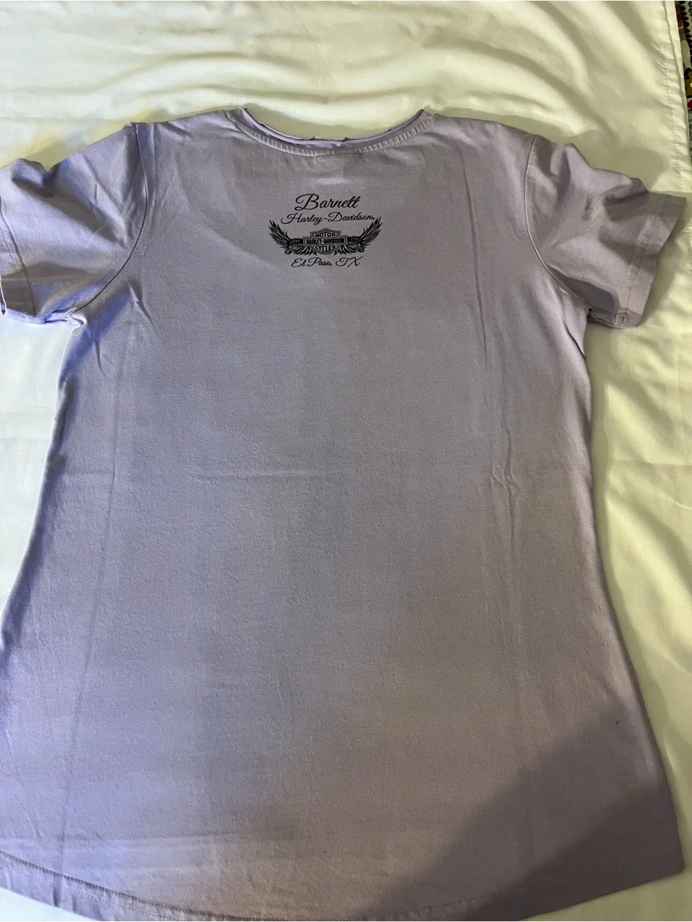 Harley-Davidson Lavender V-Neck Tee